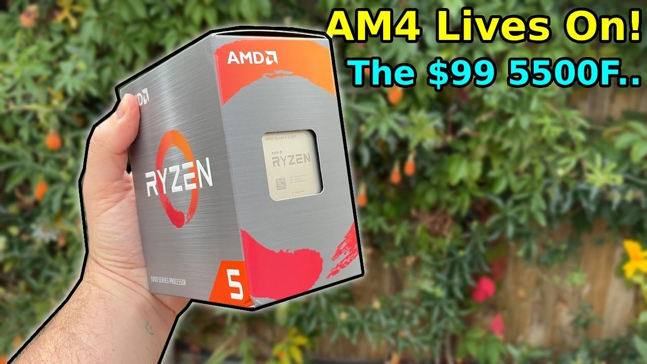 Gaming With The New $99 Ryzen 5 5500F