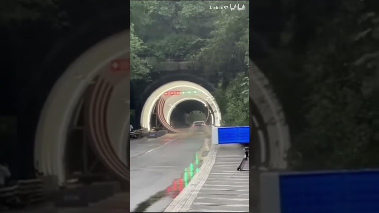 Video of the Voyah Passion S tunnel loop test failure