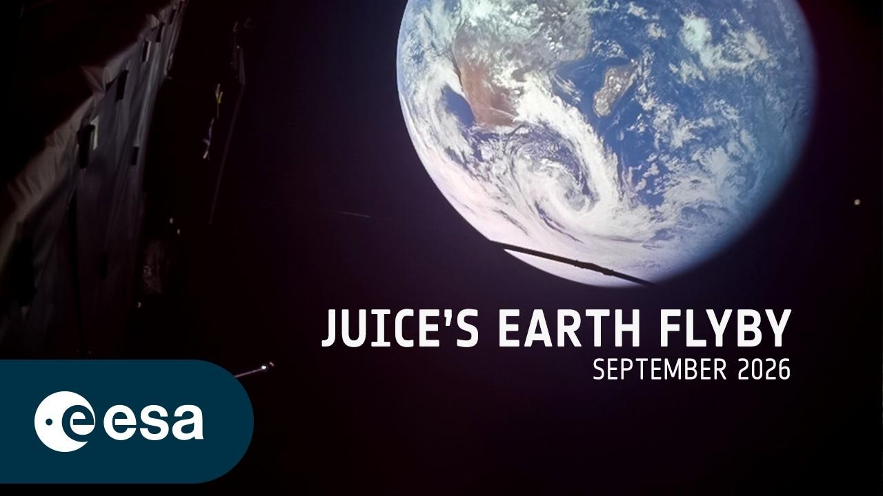 Juice's Earth flyby in stunning images | September 2026