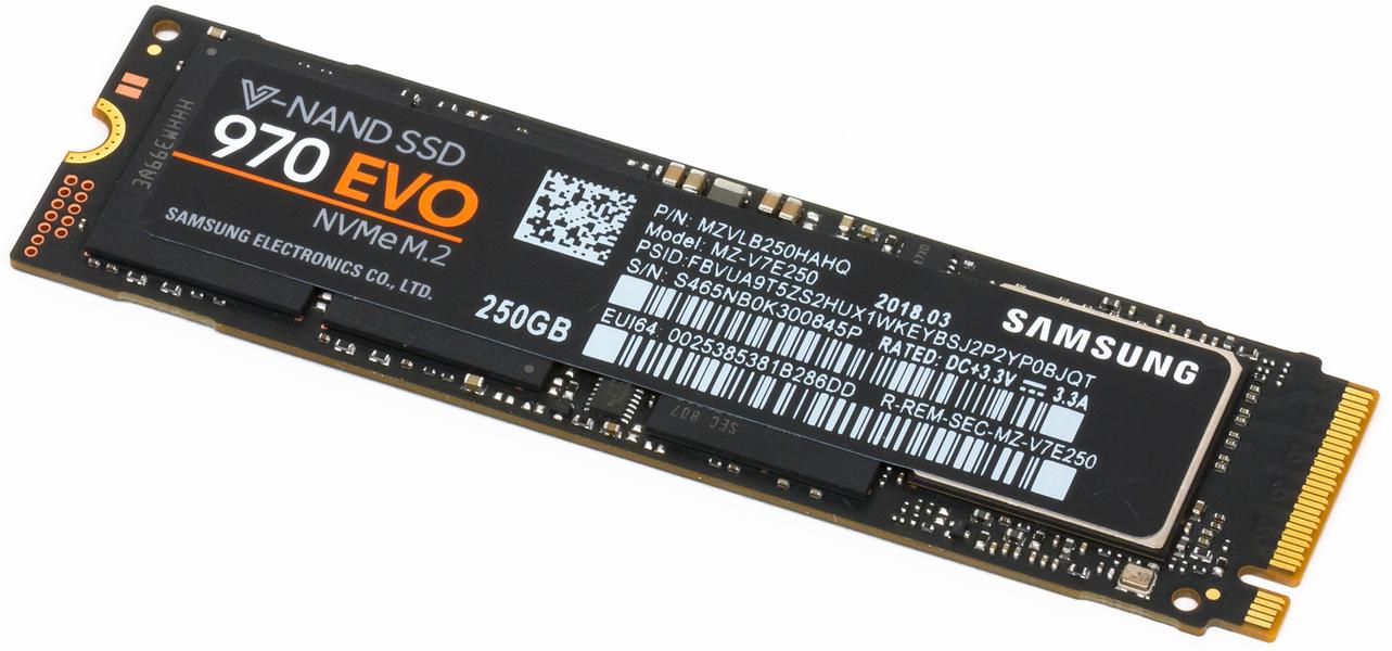 Твердотельные накопители Samsung 970 Evo от 250 ГБ до 1 ТБ:, фото 2