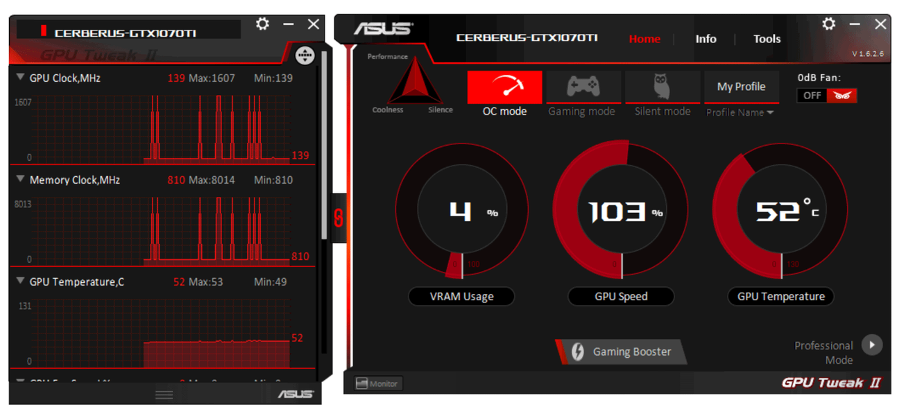 Видеоускоритель Asus Cerberus GTX 1070 Ti A8G (8 ГБ):, фото 10