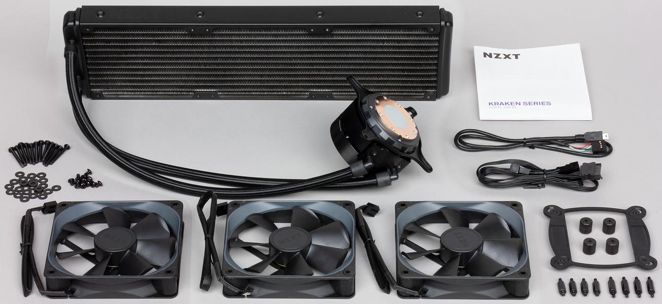 Система жидкостного охлаждения NZXT Kraken X72, фото 2