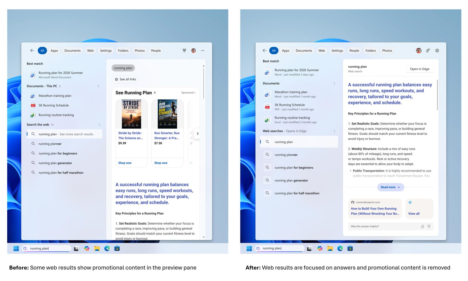 В поисковой системе Windows 11 теперь не будет рекламы. Microsoft выпустила крупное обновление этой функции операционной системы