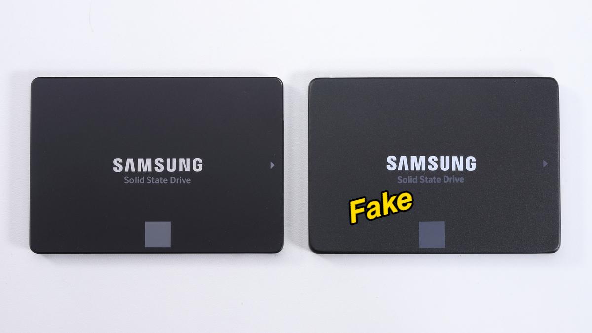 Фейковый SSD Samsung 870 EVO почти идентичен настоящему внешне, но выходит из строя, если записать более 120 ГБ