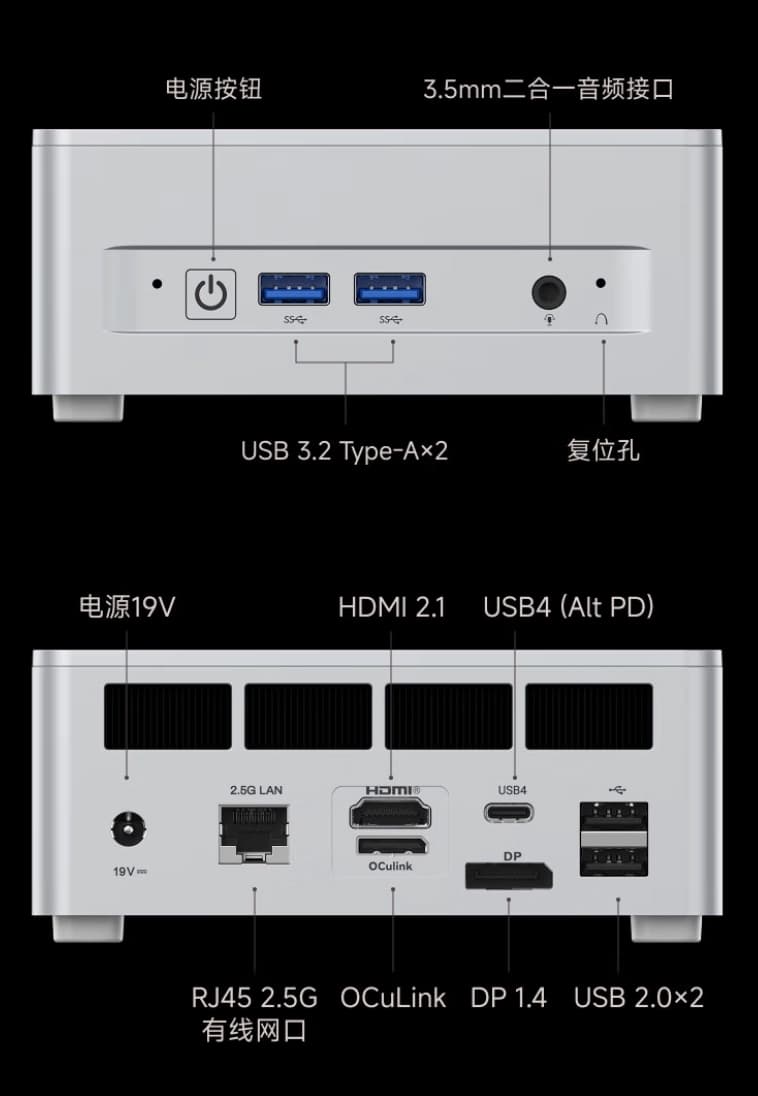 Небольшой ПК с 24 ГБ DDR5, SSD на 1 ТБ, USB4 и 2,5-гигабитным Ethernet. Представлена новая версия Minisforum UM870 Plus с Ryzen 7 8745H и OCuLink