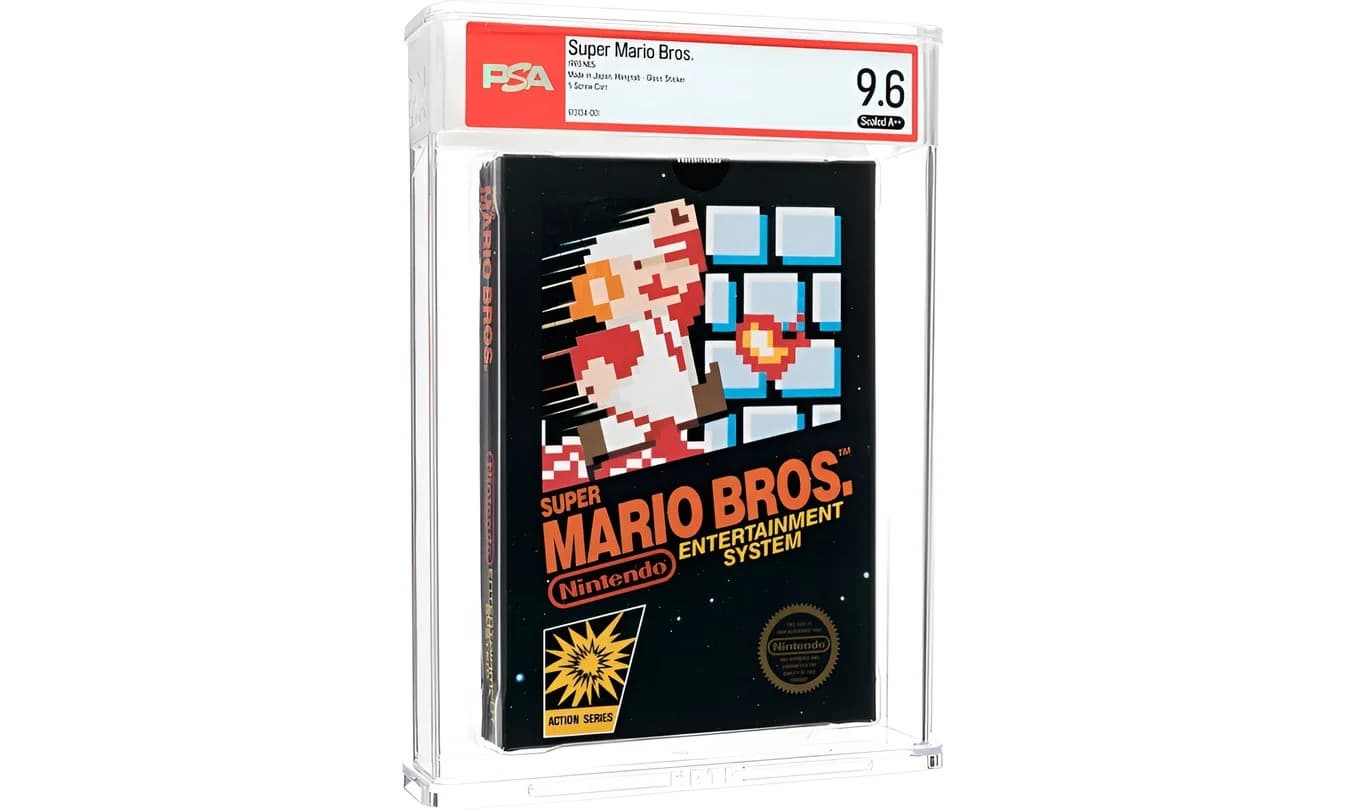 3 млн долларов отдали за почти 40-летний запечатанный картридж с игрой Super Mario Bros.