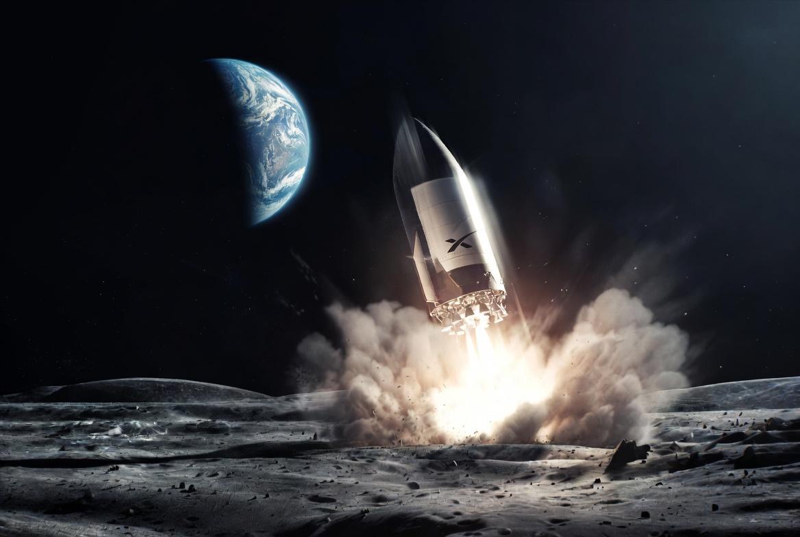 Ракета Falcon 9 врежется в Луну на скорости 2,43 км/с и образует кратер диаметром около 17 м — это можно будет наблюдать с Земли