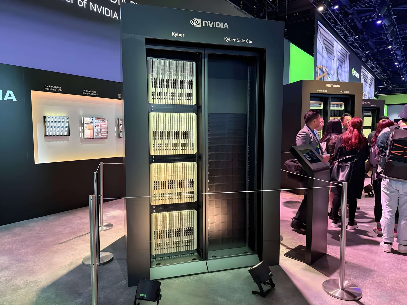 Серверная ИИ-стойка Nvidia Стойка Kyber NVL144 будет иметь 340 ТБ памяти и стоить 41,6 млн долларов
