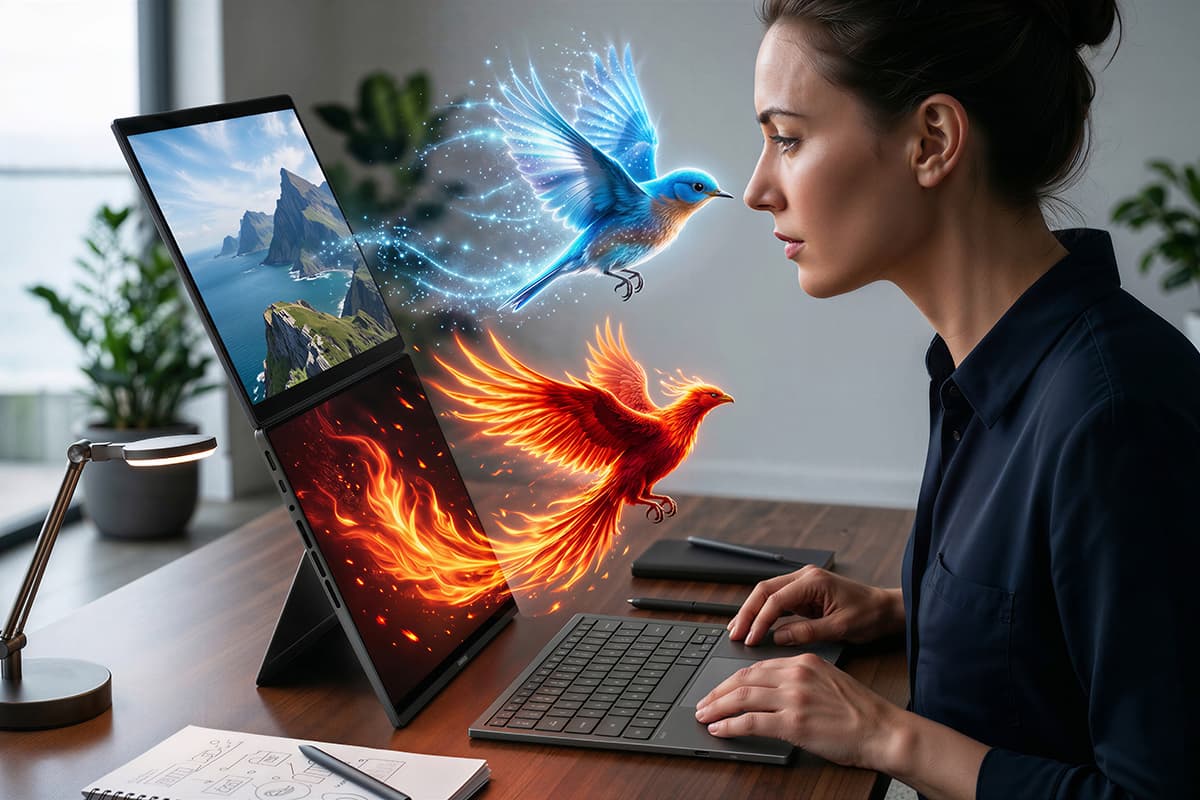 Обзор ноутбука Asus Zenbook Duo UX8407AA с двумя OLED-экранами
