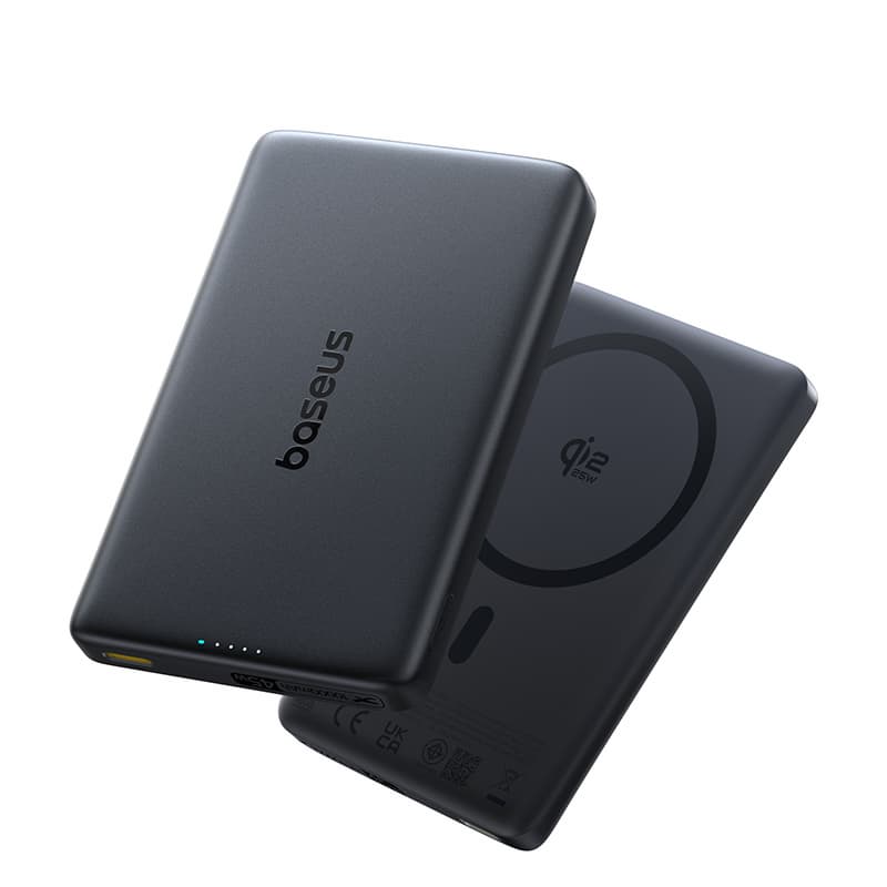 Baseus PicoGo AM52: тонкий магнитный пауэрбанк на 10000 мА·ч с Qi2.2 и USB-C 45 Вт