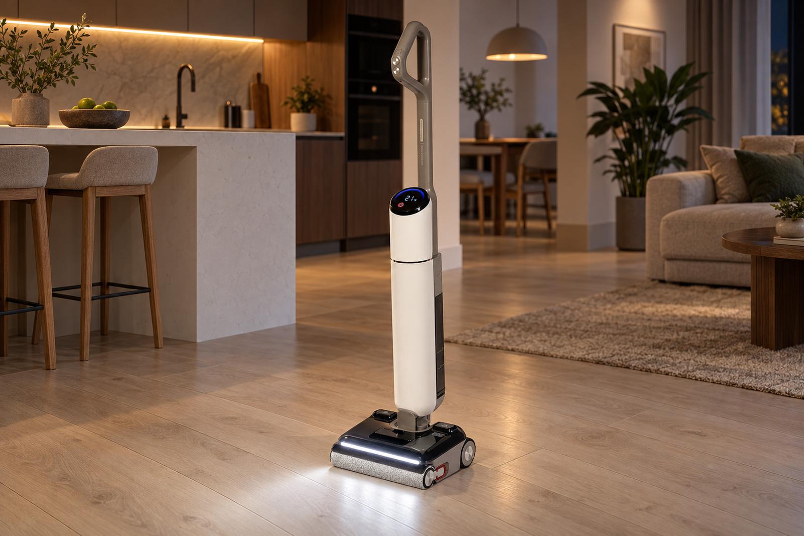 Обзор вертикального моющего пылесоса Midea VSS-AT6Ultra со станцией самоочистки и сушки