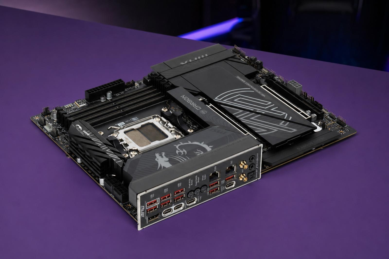 Обзор материнской платы MSI MPG X870E Carbon Max WiFi на чипсете AMD X870E