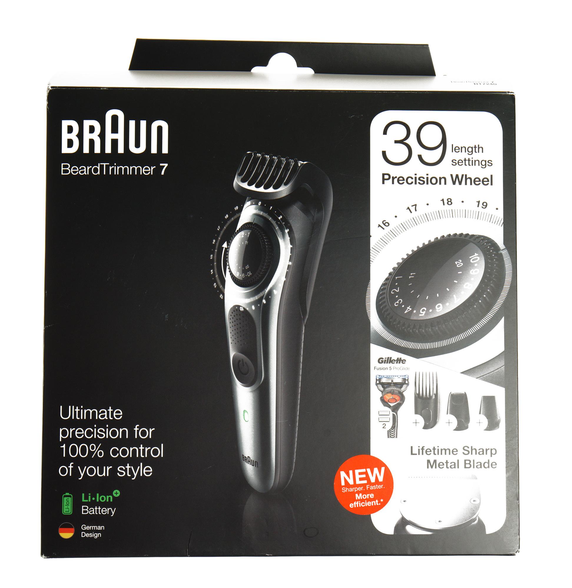 Обзор триммера Braun BeardTrimmer 7 BT7240 с расширенной комплектацией