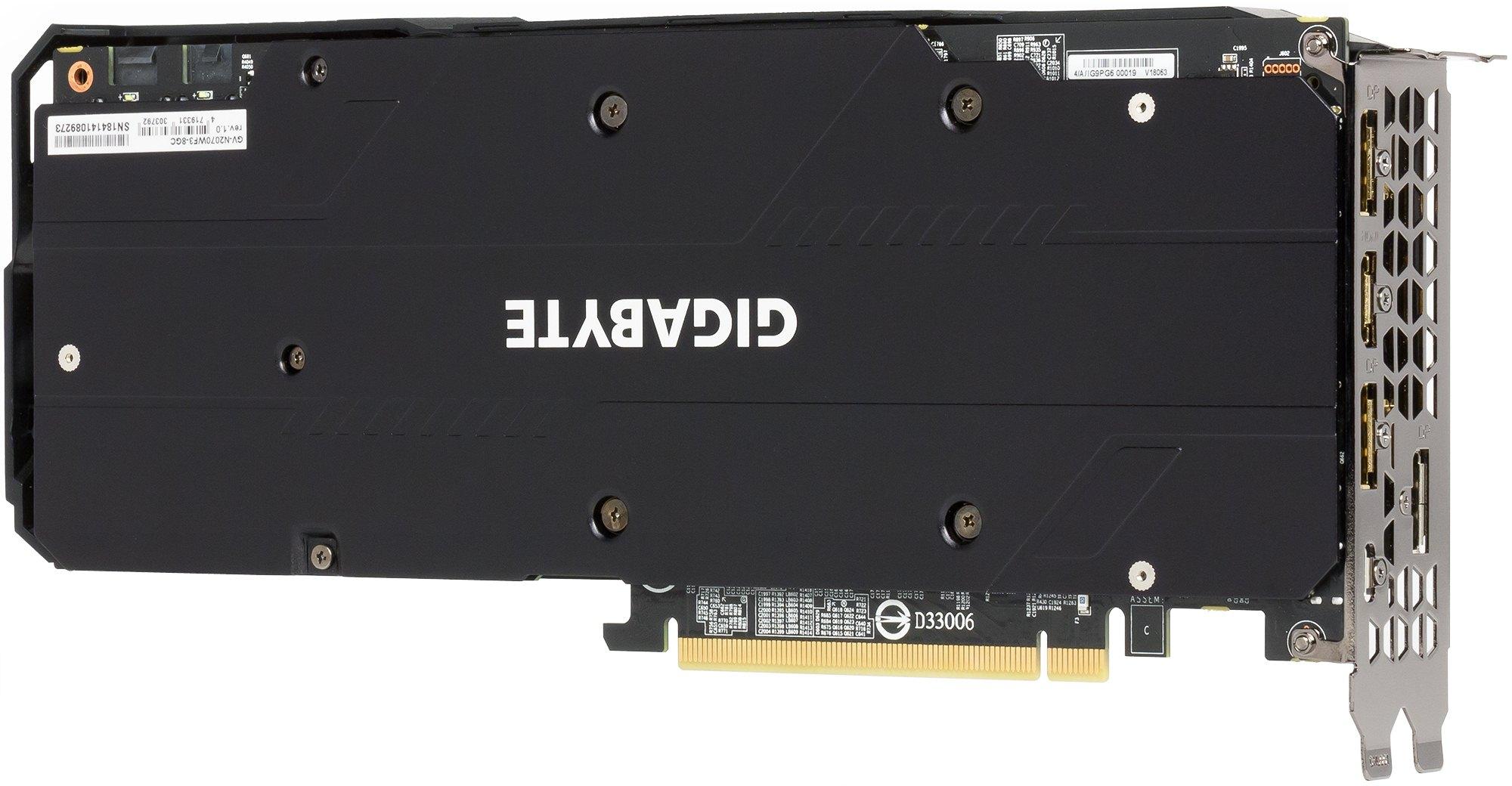 Обзор видеокарты Gigabyte GeForce RTX 2070 Windforce 8G (8 ГБ)