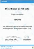 Philips подтвердила дистрибуторский статус MERLION по носителям информации
