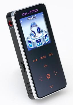 QUMO evo — стильный MP3-плеер с сенсорной панелью