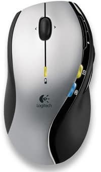 Зеркальное отражение Logitech MX610: мышь для левшей