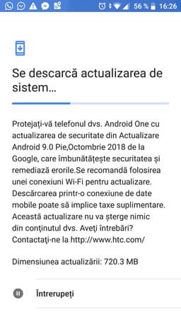 HTC U11 Life первым из смартфонов HTC получил ОС Android 9.0