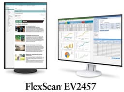 Монитор EIZO FlexScan EV2457 поддерживает включение цепочкой
