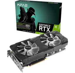 3D-карты KFA2 GeForce RTX 2070 EX и RTX 2070 EXOC оснащены системами охлаждения с двумя 100-миллиметровыми вентиляторами