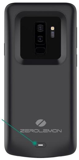 Чехол ZeroLemon для смартфона Samsung Galaxy S9+ располагает аккумулятором ёмкостью 5200 мА·ч