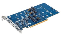 Адаптер Gigabyte CMT2014 позволяет подключить к слоту PCIe x16 до четырёх SSD формата M.2
