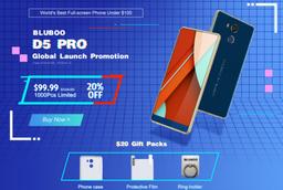 Представлен смартфон Bluboo D5 Pro