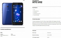 Американский оператор слил в Сеть информацию о смартфоне HTC U12