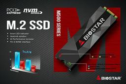 Твердотельные накопители Biostar M500 оснащены индикатором нагрева