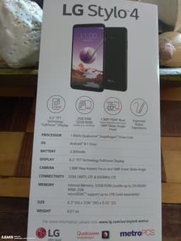 Опубликованы изображения и характеристики смартфона LG Stylo 4