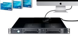 Хранилище Netstor NS372TB3 с двумя отсеками для приводов LTO оснащено интерфейсом Thunderbolt 3