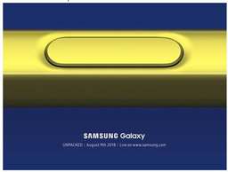 Стилус Samsung Galaxy Note9 позволит управлять камерой и музыкой