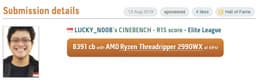 32-ядерный процессор AMD Ryzen Threadripper 2990WX разогнали до 5,4 ГГц, энергопотребление превысило 1000 Вт