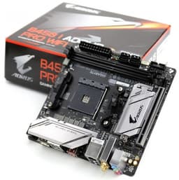 Материнская плата Gigabyte B450i AORUS PRO WIFI: чипсет AMD B450 и типоразмер Mini-ITX