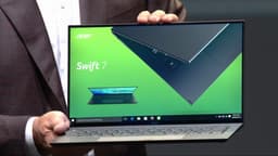 Acer Swift 7, оснащенный экраном 14 дюймов, метит на звание самого легкого и самого тонкого ноутбука в мире