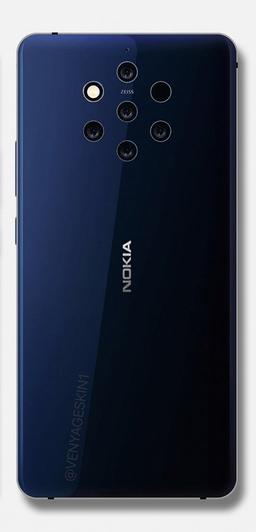 Смартфон Nokia 9 с пятью основными камерами отложен до следующего года
