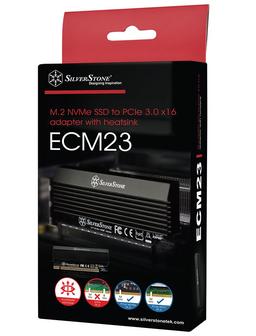 Переходник SilverStone ECM23 позволяет установить SSD M.2 в слот PCIe x16