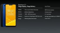 Realme C1 — смартфон стоимостью менее 100 долларов с платформой Qualcomm, большим экраном и ёмким аккумулятором