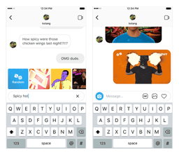 В личных сообщениях Instagram* появилась поддержка GIF-анимации