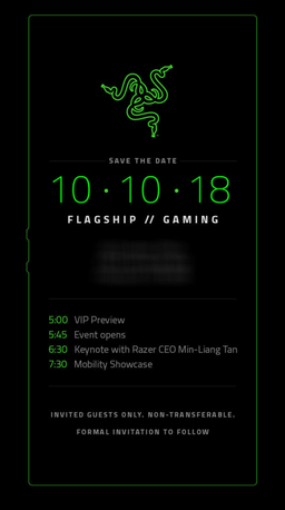 Геймерский смартфон Razer Phone 2 представят 10 октября