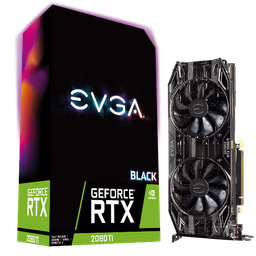 Представлена видеокарта EVGA GeForce RTX 2080 Ti Black Edition ценой $1000: частоты референсные, а кулер – нет