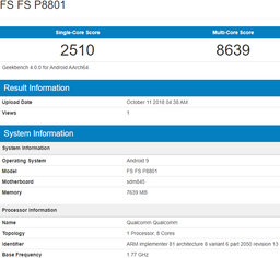 Смартфон OnePlus 6T отметился в базе данных Geekbench