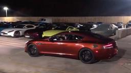 Прототип электромобиля Aston Martin Rapide E впервые показан в движении