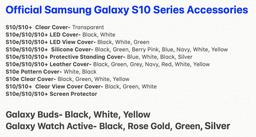 Фотогалерея: официальные аксессуары для смартфонов Samsung Galaxy S10