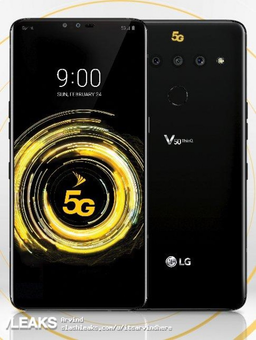 Официальный рендер LG V50 ThinQ