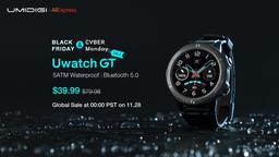 Водонепроницаемые умные часы Umidigi Uwatch GT работают 2 недели без подзарядки и стоят всего $40