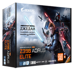 Gigabyte дарит покупателям плат Z390 Aorus Elite и видеокарт GeForce RTX 2070 Super Gaming OC 3X 8G ограниченных серий игру «Звездные войны. Джедаи: Павший Орден»