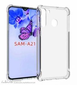 Samsung Galaxy A21 впервые позирует со всех сторон