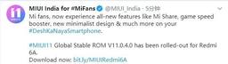 Xiaomi Redmi 6 и Redmi 6A получили глобальную стабильную версию MIUI 11