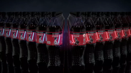 Вышла Coca-Cola со световым мечом OLED на бутылке